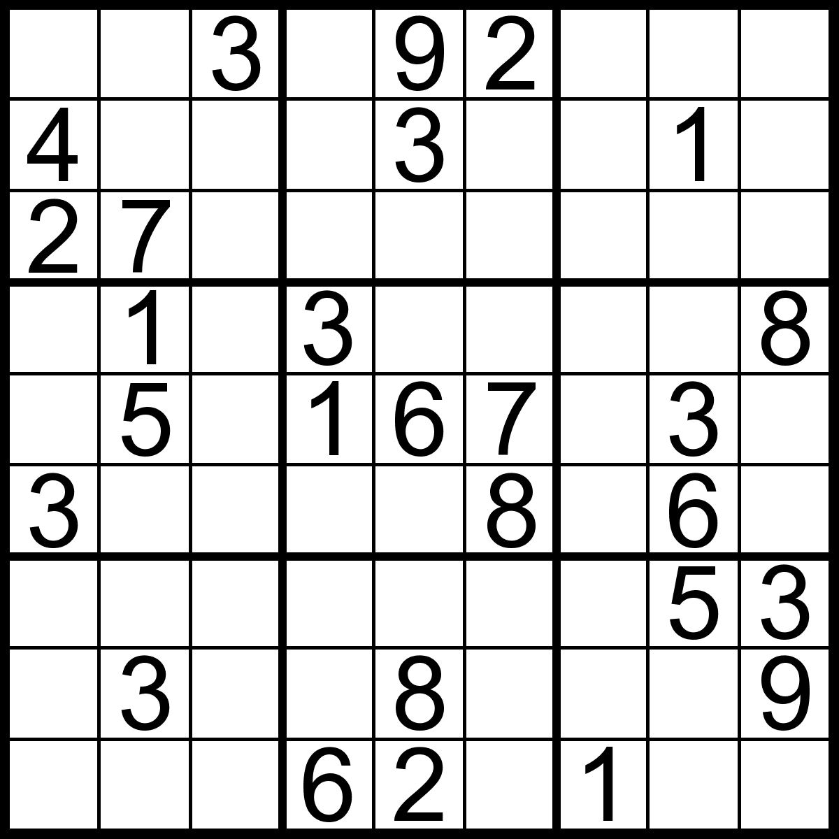 2. Sudoku-Meisterschaft – Aufgabe Nr. 3 – Das städtische Gymnasium mit