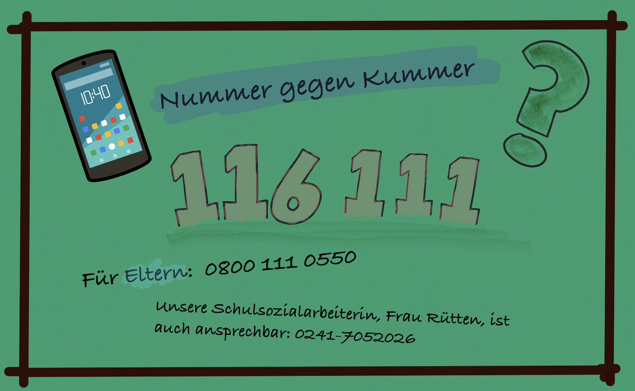 Notfallnummern