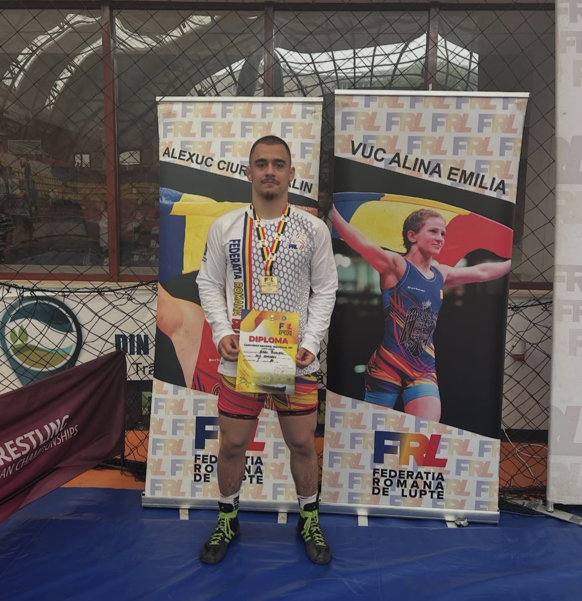 Angel Burlacu ist rumänischer U-17-Meister im Ringen