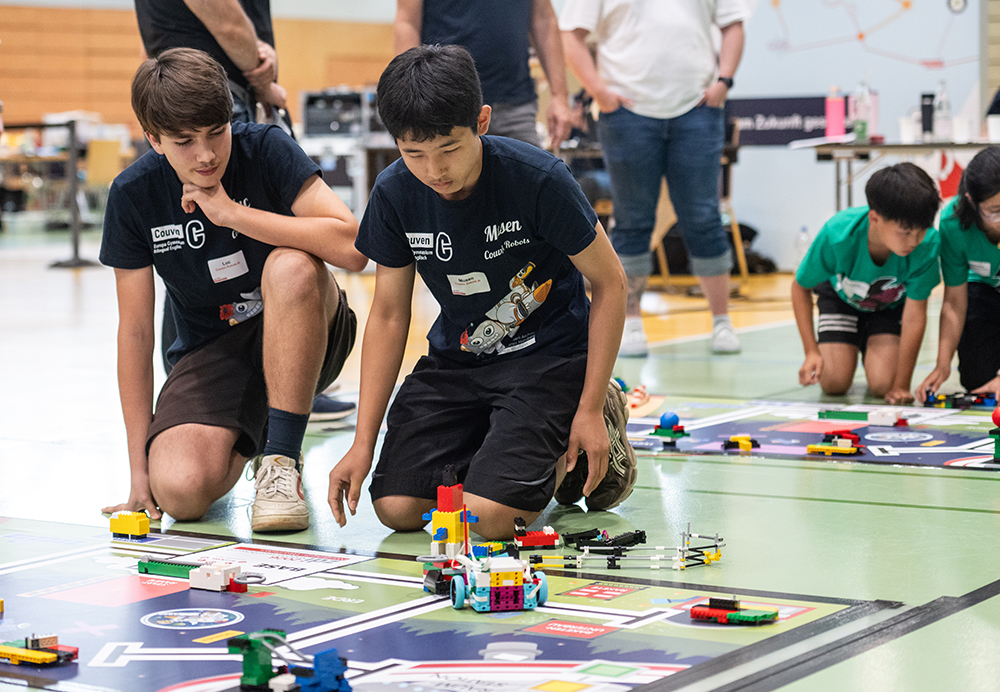 Finale des zdi Roboterwetbewerbes am 11..07.2026 in Mülheim. Foto: zdi/Seidel