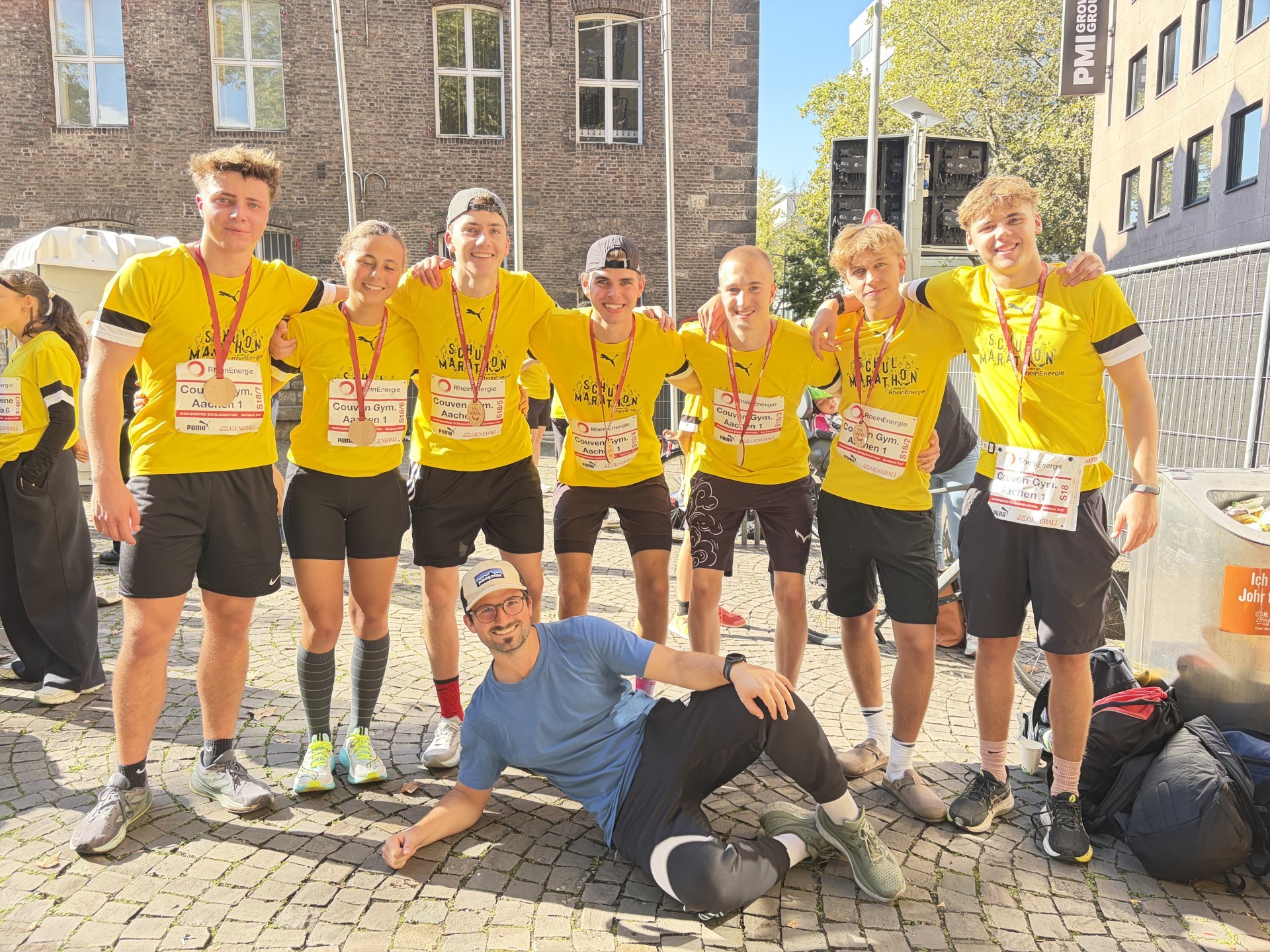 Gemeinsam ins Ziel – Couven-Team beim Köln-Marathon